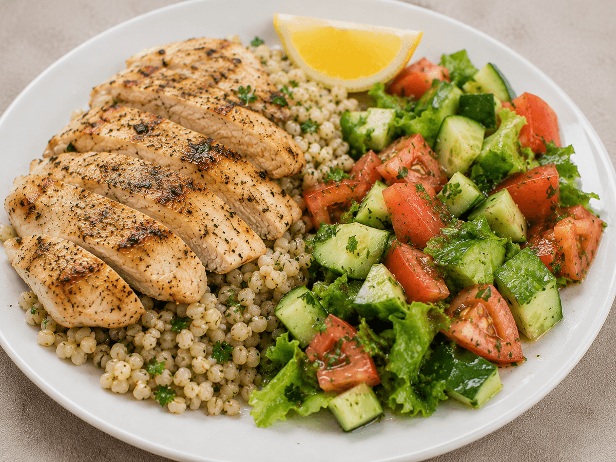 Chicken & Barley Fresh Garden Plate